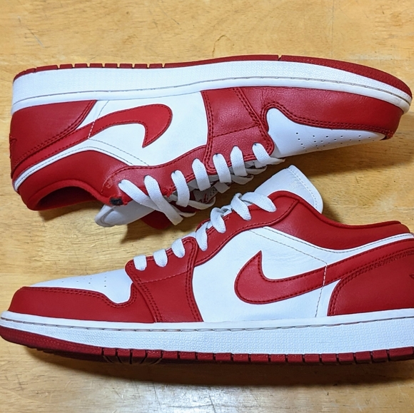 Jordan Other - Retro Air Jordan 1 Low Gym Red/White Sz 10.5